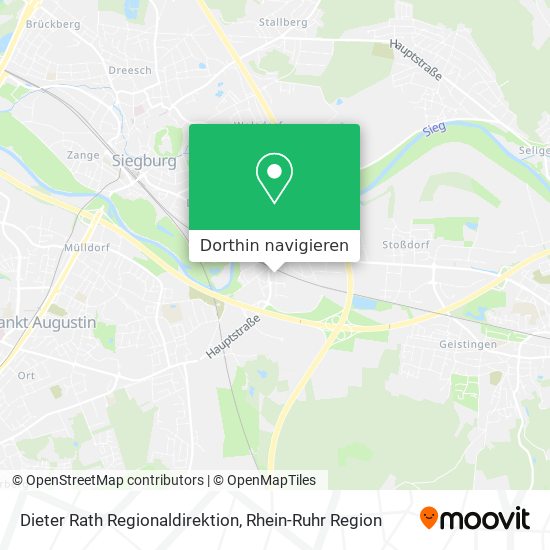 Dieter Rath Regionaldirektion Karte