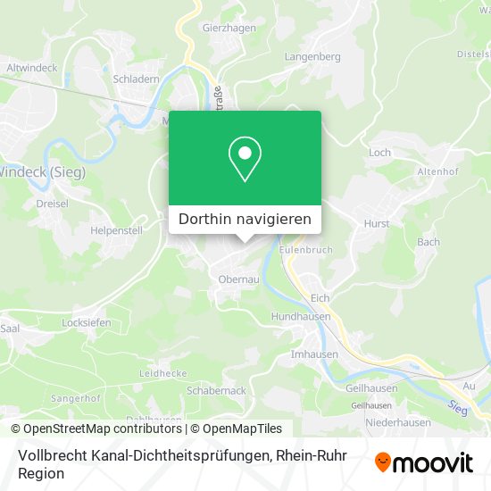 Vollbrecht Kanal-Dichtheitsprüfungen Karte