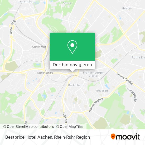 Bestprice Hotel Aachen Karte