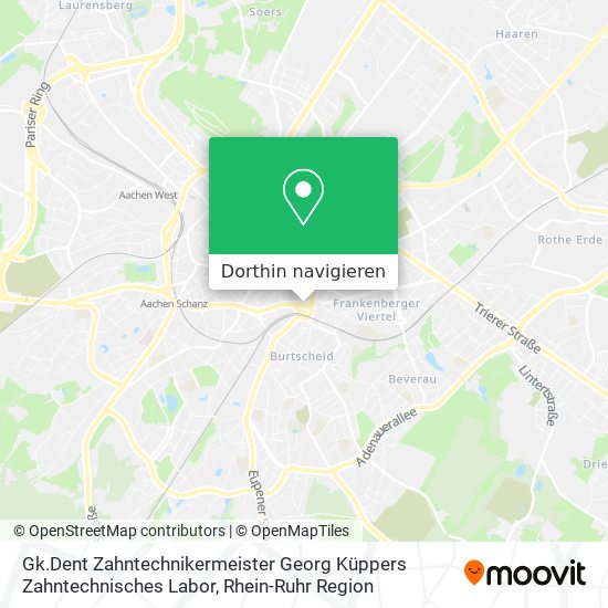 Gk.Dent Zahntechnikermeister Georg Küppers Zahntechnisches Labor Karte
