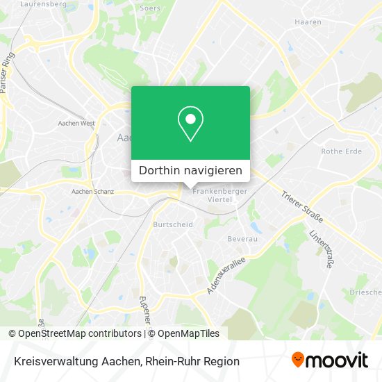 Kreisverwaltung Aachen Karte