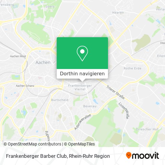 Frankenberger Barber Club Karte