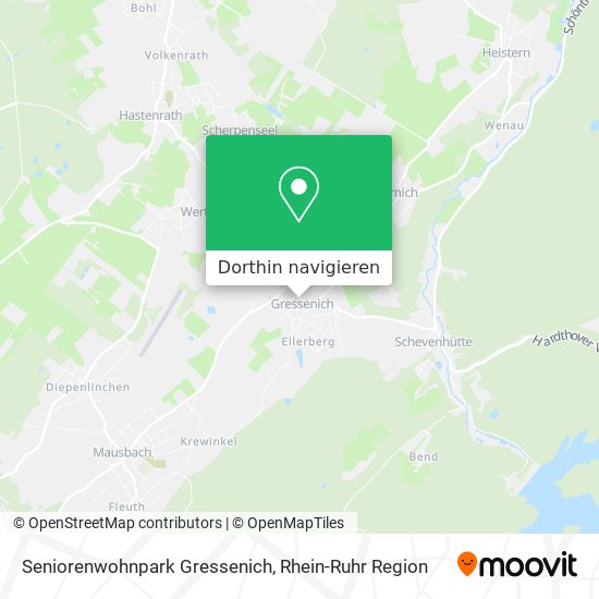 Seniorenwohnpark Gressenich Karte