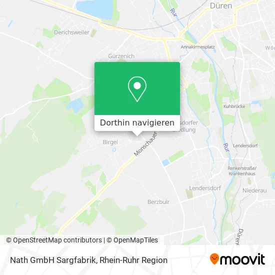 Nath GmbH Sargfabrik Karte