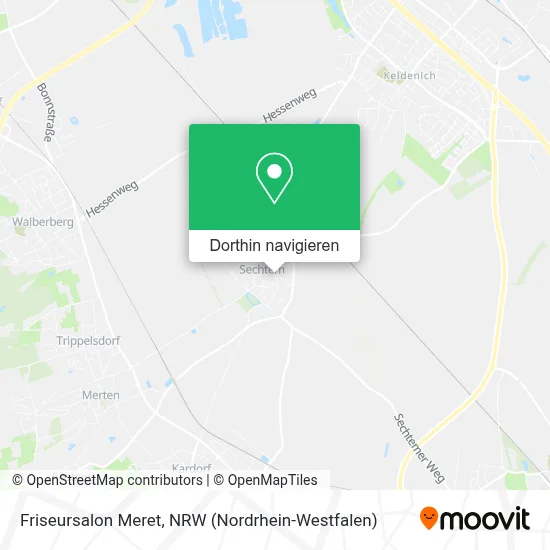 Friseursalon Meret Karte