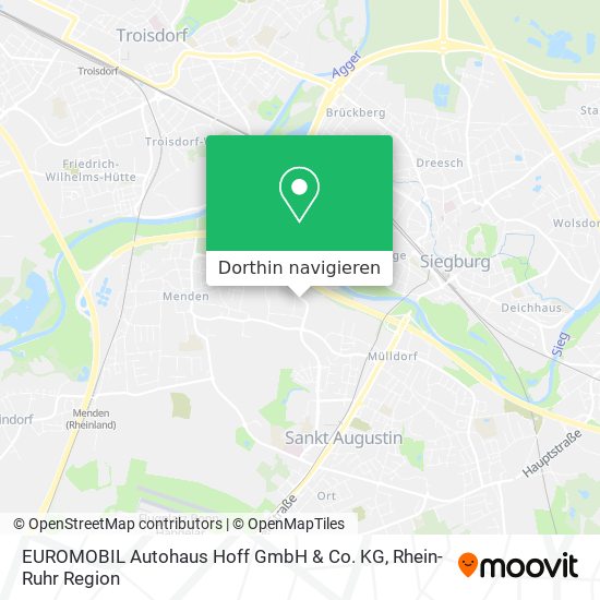 EUROMOBIL Autohaus Hoff GmbH & Co. KG Karte