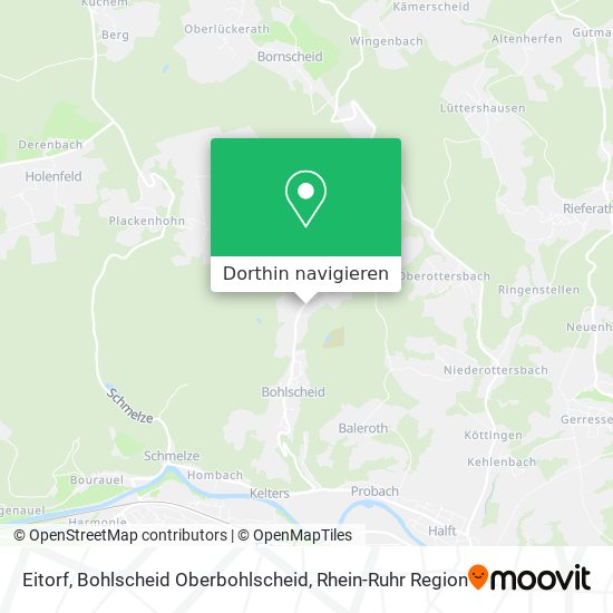 Eitorf, Bohlscheid Oberbohlscheid Karte