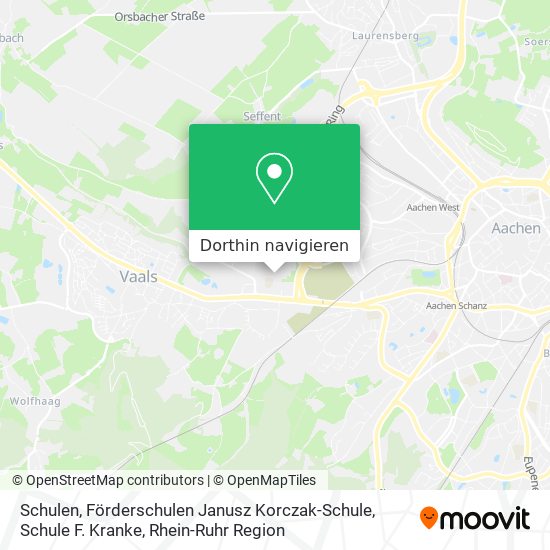 Schulen, Förderschulen Janusz Korczak-Schule, Schule F. Kranke Karte