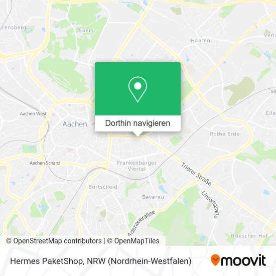 Hermes PaketShop Karte