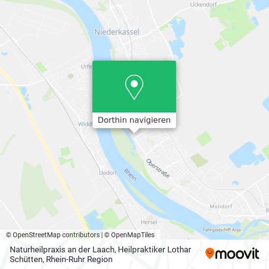 Naturheilpraxis an der Laach, Heilpraktiker Lothar Schütten Karte