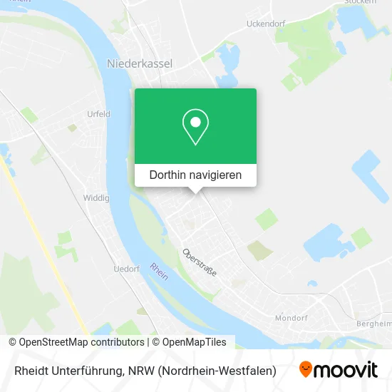 Rheidt Unterführung Karte