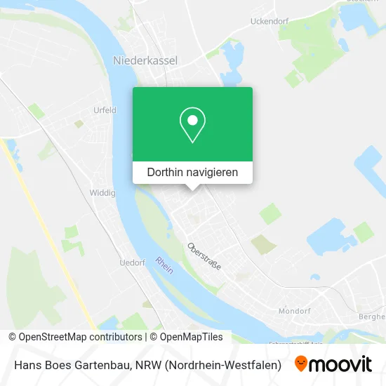 Hans Boes Gartenbau Karte