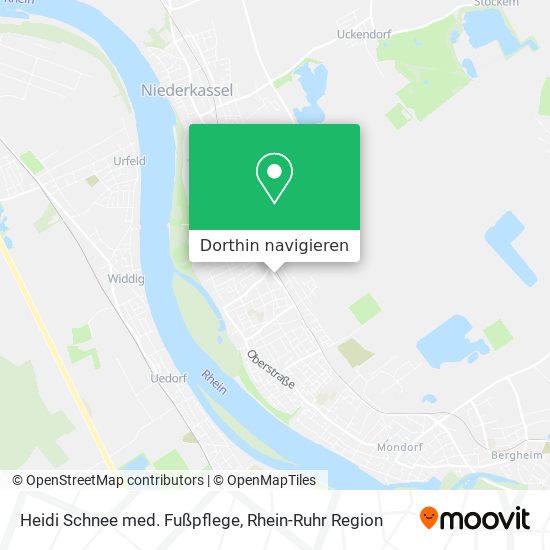 Heidi Schnee med. Fußpflege Karte