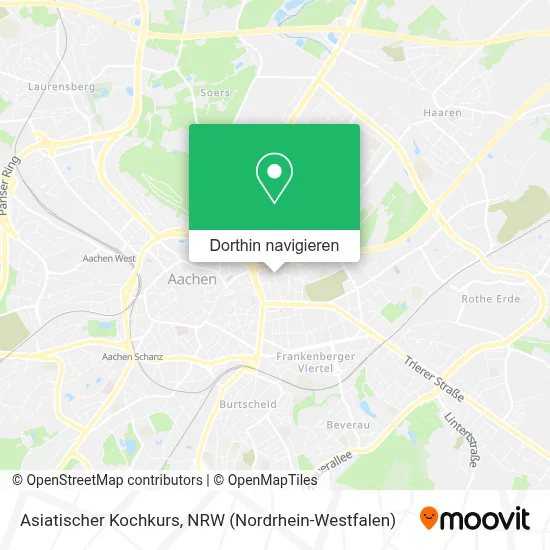 Asiatischer Kochkurs Karte