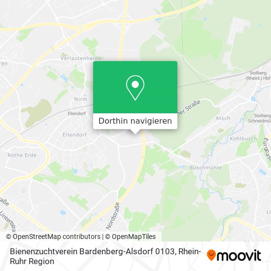 Bienenzuchtverein Bardenberg-Alsdorf 0103 Karte