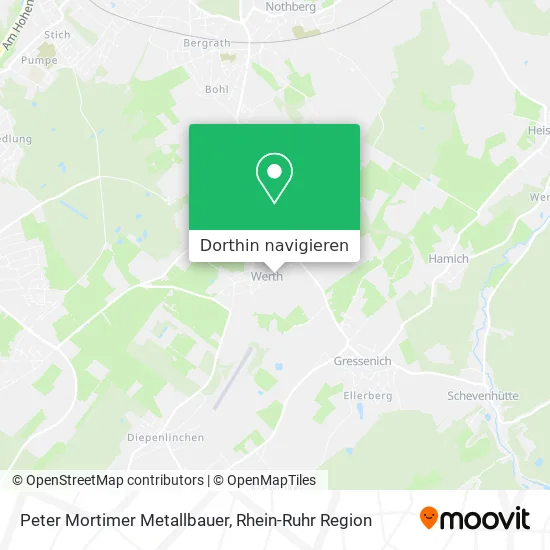 Peter Mortimer Metallbauer Karte