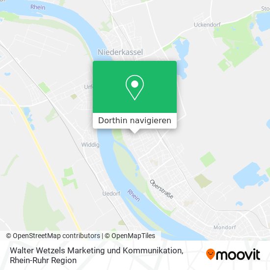 Walter Wetzels Marketing und Kommunikation Karte