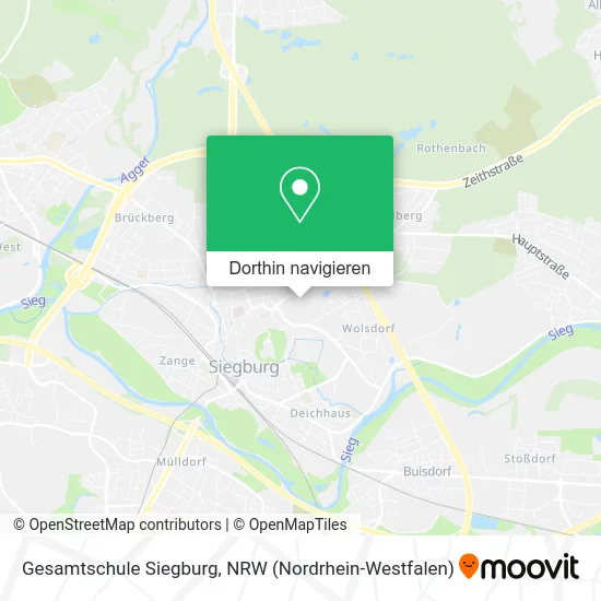 Gesamtschule Siegburg Karte