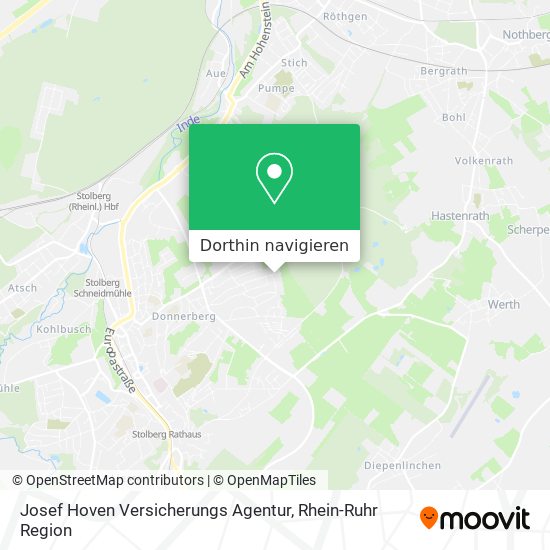 Josef Hoven Versicherungs Agentur Karte