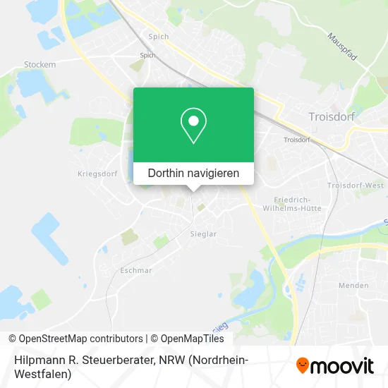 Hilpmann R. Steuerberater Karte