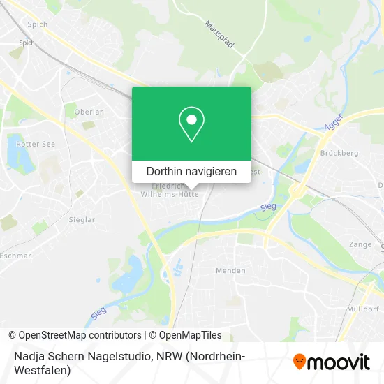 Nadja Schern Nagelstudio Karte