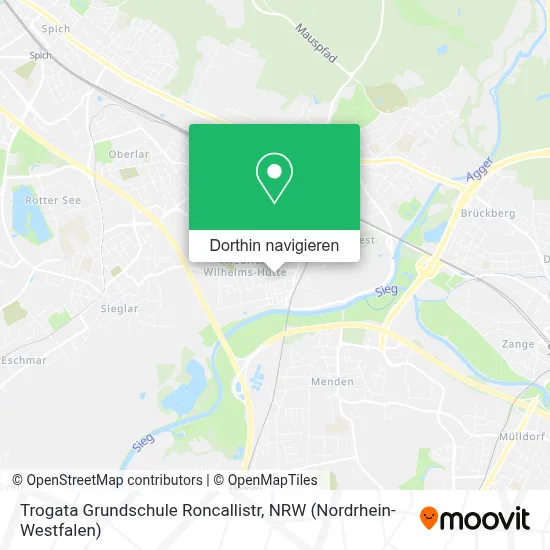 Trogata Grundschule Roncallistr Karte