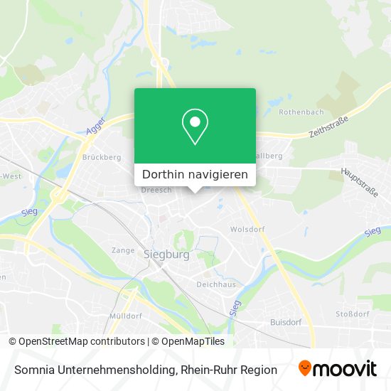 Somnia Unternehmensholding Karte