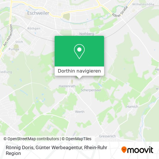 Rönnig Doris, Günter Werbeagentur Karte