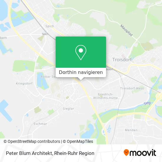 Peter Blum Architekt Karte