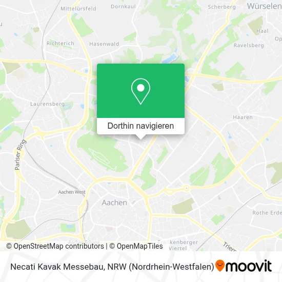 Necati Kavak Messebau Karte