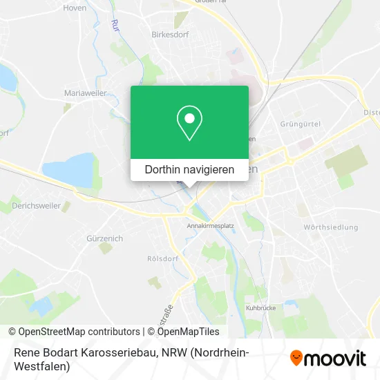 Rene Bodart Karosseriebau Karte