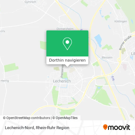 Lechenich-Nord Karte