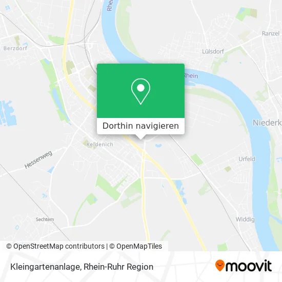 Kleingartenanlage Karte