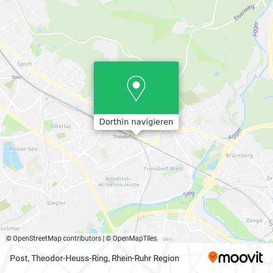 Post, Theodor-Heuss-Ring Karte