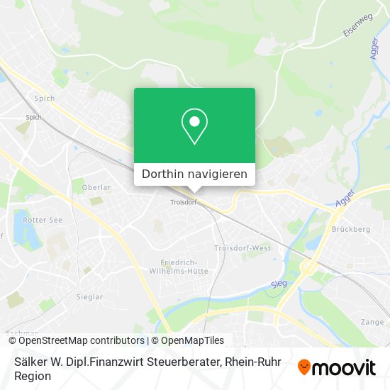 Sälker W. Dipl.Finanzwirt Steuerberater Karte