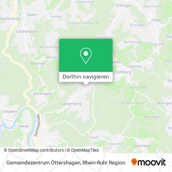Gemeindezentrum Öttershagen Karte