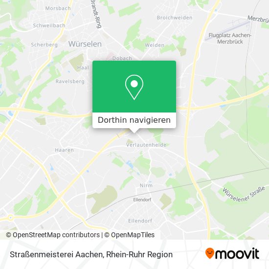 Straßenmeisterei Aachen Karte