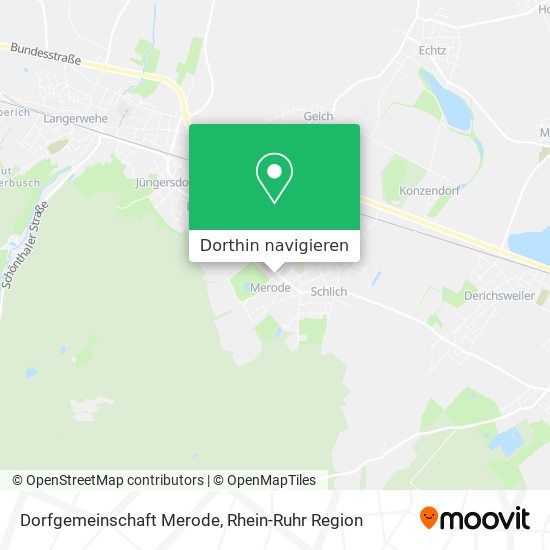 Dorfgemeinschaft Merode Karte