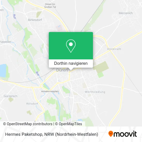 Hermes Paketshop Karte