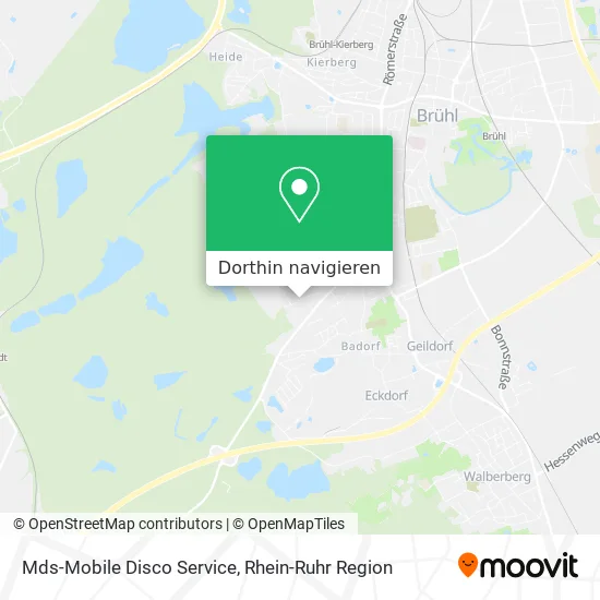 Mds-Mobile Disco Service Karte