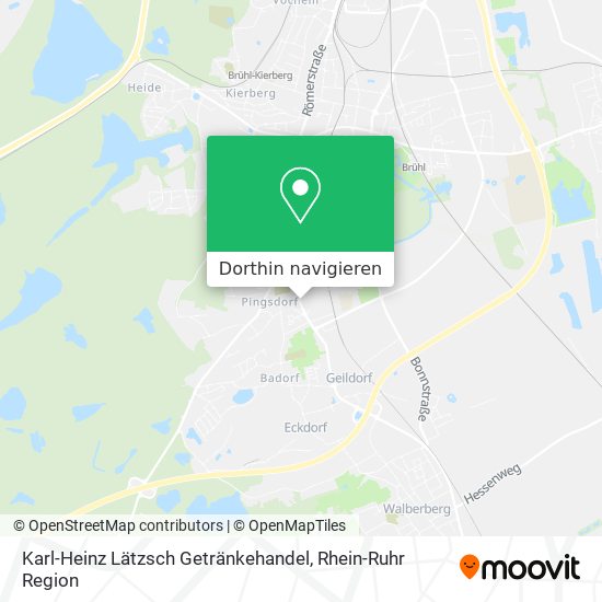 Karl-Heinz Lätzsch Getränkehandel Karte