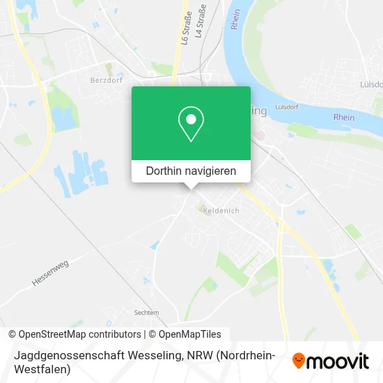 Jagdgenossenschaft Wesseling Karte
