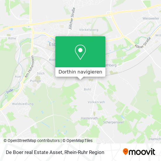 De Boer real Estate Asset Karte