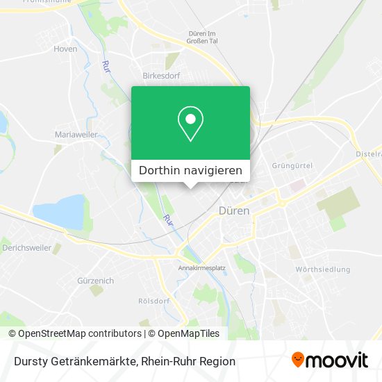 Dursty Getränkemärkte Karte