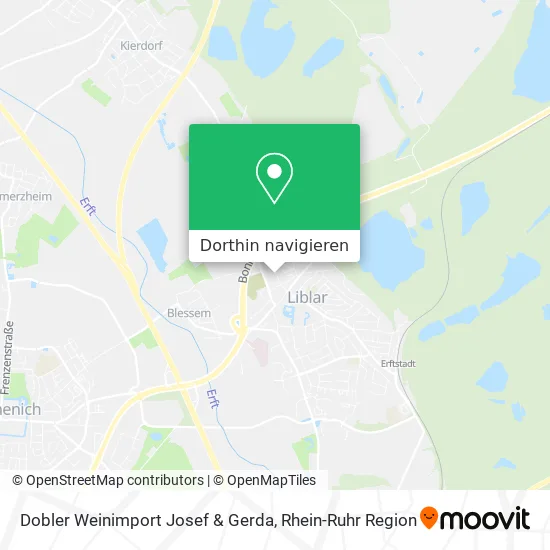 Dobler Weinimport Josef & Gerda Karte