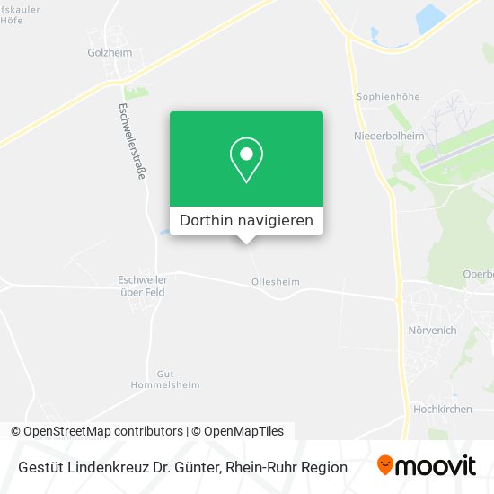 Gestüt Lindenkreuz Dr. Günter Karte