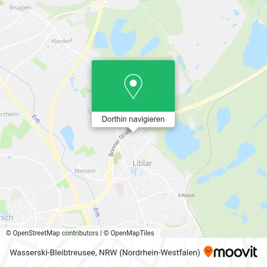 Wasserski-Bleibtreusee Karte