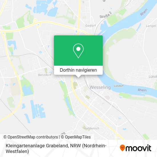Kleingartenanlage Grabeland Karte