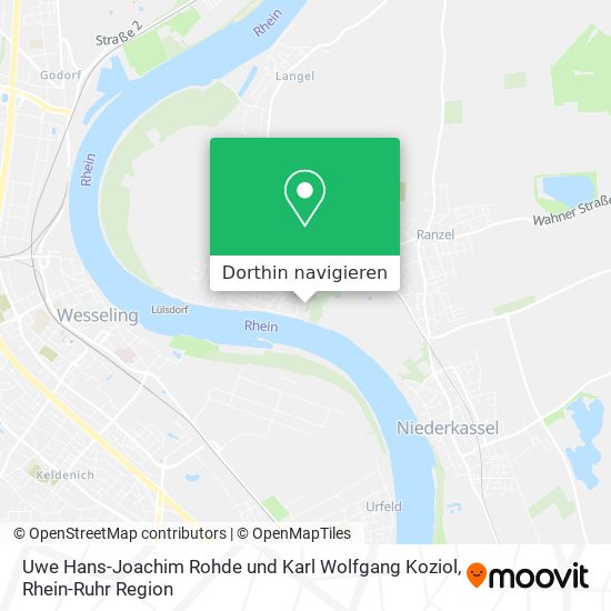 Uwe Hans-Joachim Rohde und Karl Wolfgang Koziol Karte