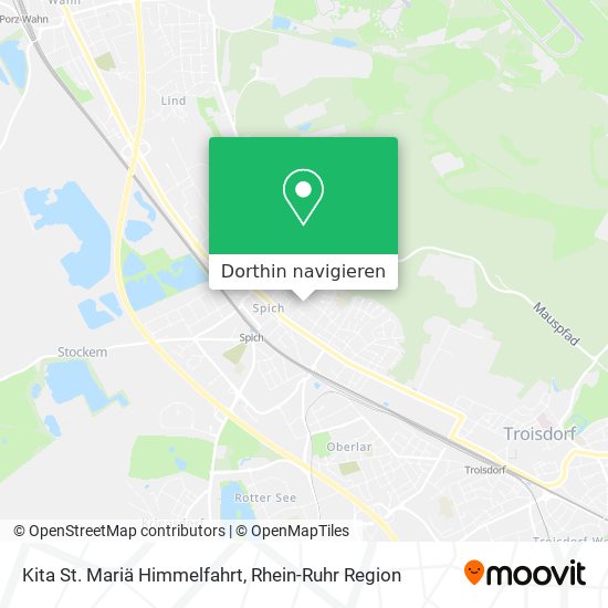 Kita St. Mariä Himmelfahrt Karte